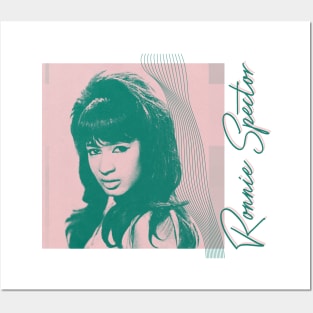 Ronnie Spector ///// Vintage Style Aesthetic Fan Design Posters and Art